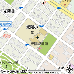 釧路市立光陽小学校周辺の地図