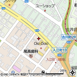 釧路新聞販売店　鉄北東部販売所周辺の地図