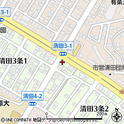 ファミリーマート札幌国際大学前店周辺の地図