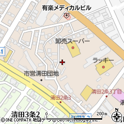 タプロコート清田周辺の地図