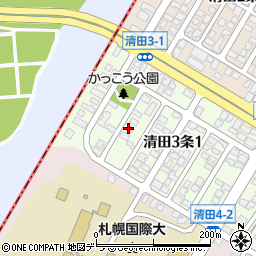 アイドッグシャンプーサービス　札幌羊ヶ丘通店周辺の地図