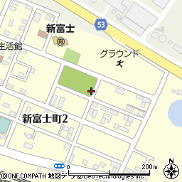新富士１号公園トイレ周辺の地図