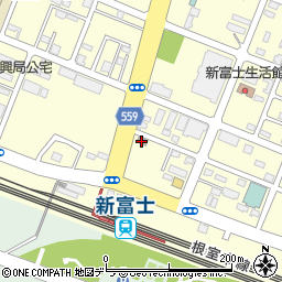 釧路新富士郵便局 ＡＴＭ周辺の地図