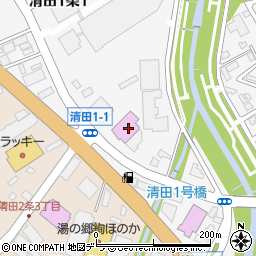 キャッツアイ　清田店ゲーム周辺の地図