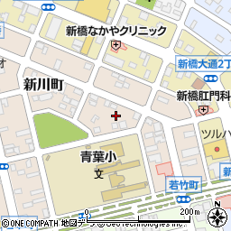 〒085-0047 北海道釧路市新川町の地図