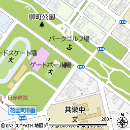 釧路市柳町老人福祉センター周辺の地図