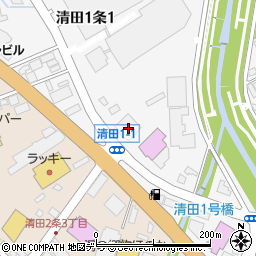 やわらぎ斎場清田周辺の地図