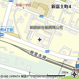 北酒販株式会社　釧路支社周辺の地図