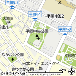 北海道札幌市清田区平岡４条2丁目1周辺の地図