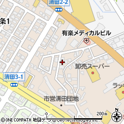 ｌｉｅｒｒｅ愛　清田店周辺の地図