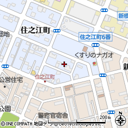 北海道釧路市住之江町8-3周辺の地図