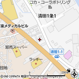 セカンドストリート　清田店周辺の地図