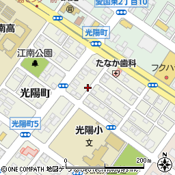北海道釧路市光陽町周辺の地図