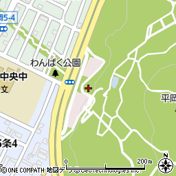 平岡公園トイレ４周辺の地図