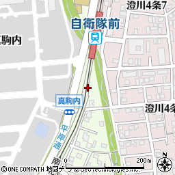 札幌市交通局　交通資料館周辺の地図