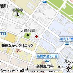釧路新聞販売店　池田新聞店・鉄北西部・愛国西・文苑周辺の地図