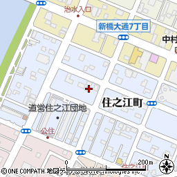 北海道釧路市住之江町4-19周辺の地図