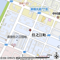 北海道釧路市住之江町4-20周辺の地図