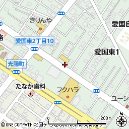 ナガオ薬局愛国東店周辺の地図