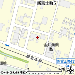 北海道釧路市新富士町5丁目周辺の地図