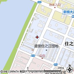 北海道釧路市住之江町12-37周辺の地図