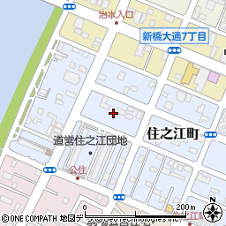 北海道釧路市住之江町4周辺の地図