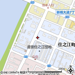 北海道釧路市住之江町4-9周辺の地図