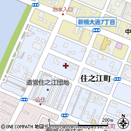 北海道釧路市住之江町4-18周辺の地図