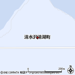 北海道夕張市清水沢清湖町周辺の地図