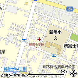 釧路丸水社宅周辺の地図