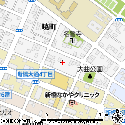 北海道釧路市暁町2周辺の地図
