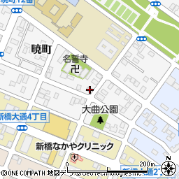 北海道釧路市暁町8-1周辺の地図