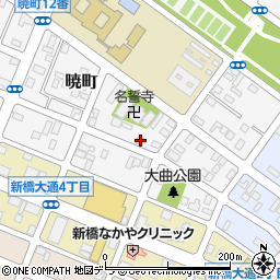 北海道釧路市暁町8-4周辺の地図