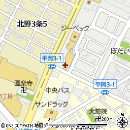セイコーマート平岡４条店周辺の地図