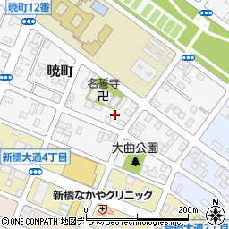 北海道釧路市暁町8-22周辺の地図