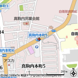 真駒内本町５周辺の地図