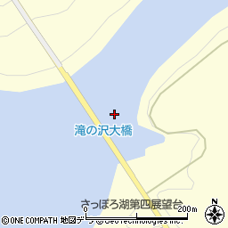 滝の沢大橋周辺の地図