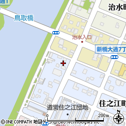 北海道釧路市住之江町12-28周辺の地図