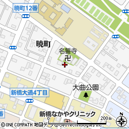 北海道釧路市暁町8-5周辺の地図