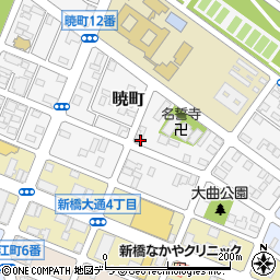 北海道釧路市暁町8-8周辺の地図