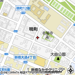 北海道釧路市暁町8-10周辺の地図