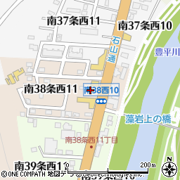 北海道札幌市南区南３８条西11丁目6周辺の地図