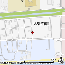 北海道釧路市大楽毛南1丁目周辺の地図