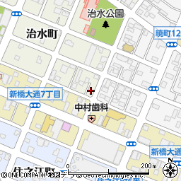 北海道釧路市治水町1-1周辺の地図