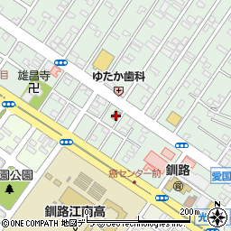 釧路愛国郵便局 ＡＴＭ周辺の地図