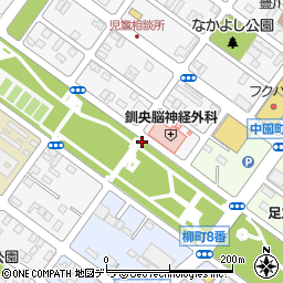 柳町公園トイレ３周辺の地図