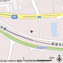 コマツ道東株式会社　釧路支店周辺の地図