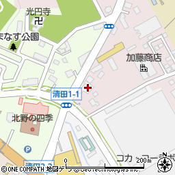 株式会社林自動車札幌周辺の地図