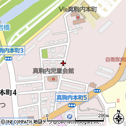 真駒内本町3丁目akippaパーキング(1)周辺の地図