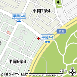 平岡ともだち公園周辺の地図